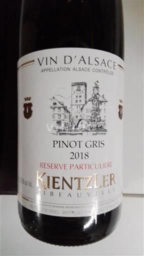 Alsace Kientzler Réserve Particulière 2018