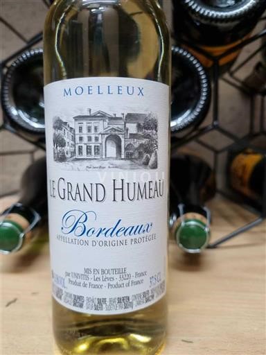 Bordeaux Le Grand Humeau Non Millésimé