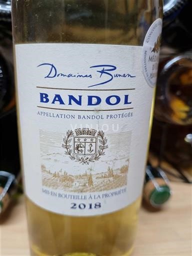Provence Bandol Domaine S Bunan 2018