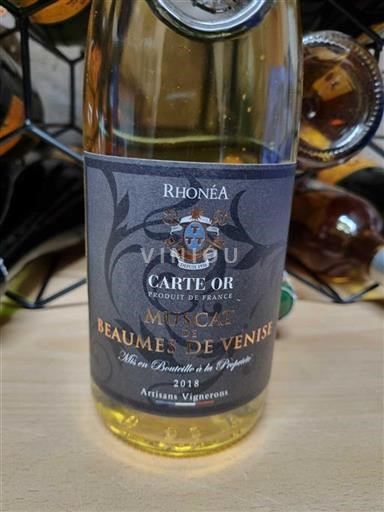 Vallée du Rhône Muscat-de-beaumes-de-venise Rhoneas Carte Or 2018