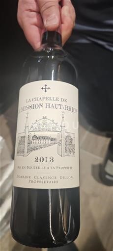 Bordeaux Ikke specificeret Grand Cru Château La Mission Hautbrion La Chapelle de La Mission Haut-Brion 2013