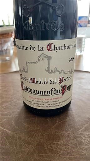 Rhônevallei Châteauneuf-du-Pape Domaine La Charbonnière Mourre des Perdrix 2018