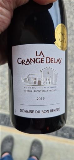 Vale do Ródano Ventoux Domaine Bon Remède La Grange Delay 2019
