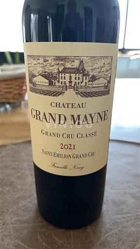 Bordeaux Saint-Émilion Grand Cru Grand Cru Château Grand Mayne 2021