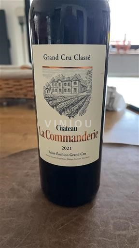 Bordeaux Saint-Émilion Grand Cru Grand Cru Château La Commanderie 2021