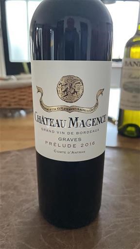Bordeaux Graves Château Magence Prélude 2016