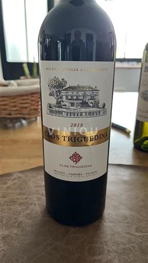 Sud-Ouest Cahors Clos Triguedina 2019
