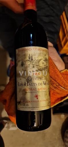 Burdeos Listrac-Médoc Château Les Hauts De Meyrat 1995