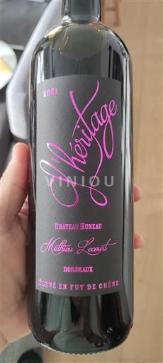 Bordeaux Non specificato Château Huneau Héritage 2021
