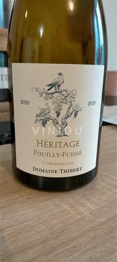 Borgogna Pouilly-fuissé Domaine Thibert Héritage 2020