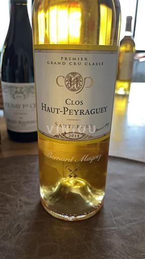 Bordéus Sauternes Premier Grand Cru Château Clos Hautpeyraguey 2014