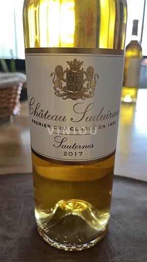 Bordeaux Sauternes Premier Cru Château Suduiraut 2017