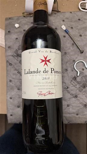 Burdeos Pomerol Grand Cru Lalande De Pomerol 2018