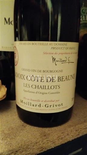 Bourgogne Ikke specificeret Moillardgrivot Les Chaillots 2012
