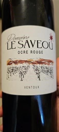 Valle del Rodano Ventoux Domaine Le Saveou Ocre Rouge 2020