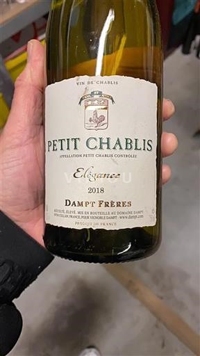 Burgund Petit-Chablis Dampt Frères Élégance 2018