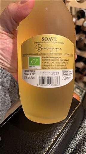 Veneto Soave Montresor S.p.a Biologique 2023