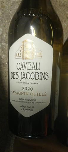 Jura Côtes du Jura Caveau Des Jacobins Savagnin Ouillé 2020