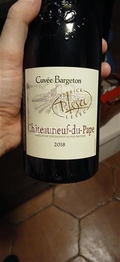 Údolí Rhôny Châteauneuf-du-Pape Patrick Lesec Bargeton 2018