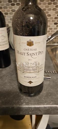 Bordeaux Château Haut Saint Pey 2011