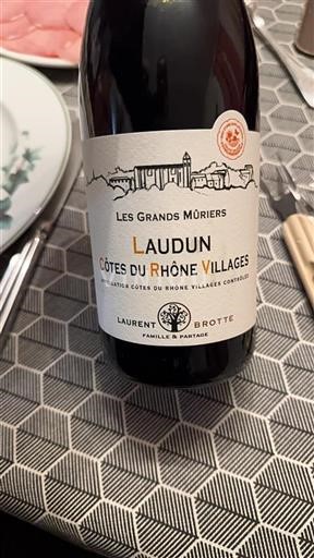 Rhône Valley Côtes du Rhône Villages Laurent Brotte Les Grands Mûriers 2022