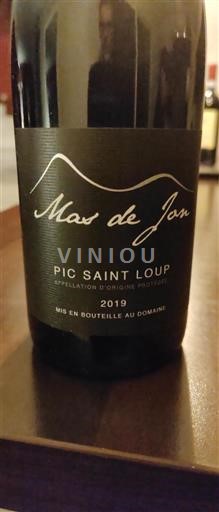 Languedoc Pic-saint-loup Mas De Jon 2019