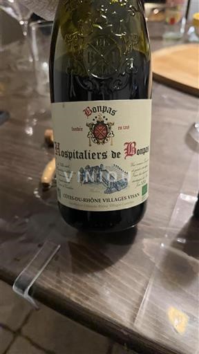 Rhônen laakso Côtes-du-rhône-villages Bonpas Hospitaliers de Bonpas 2021