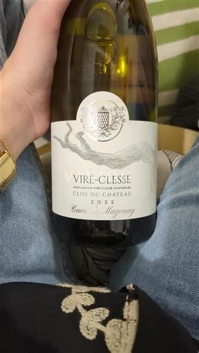 Bourgogne Viré-clessé Cave De Mazenay Clos du Château 2022