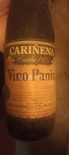 Aragonie Cariñena Bodega Cooperativa Ntra. Sra. Del Á Solera Reserva 1966