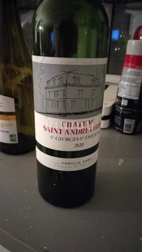 Bordeaux Unspecified Château Saint André Corbin 2020