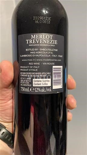 Veneto Niet gespecificeerd Masi Agricola S.p.a Merlot Trevenezie 2022