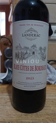 Bordeaux Blaye-côtes-de-bordeaux Chevalier De Landerac 2023