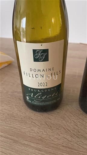Burgundy Bourgogne Aligoté Domaine Fillon & Fils 2022