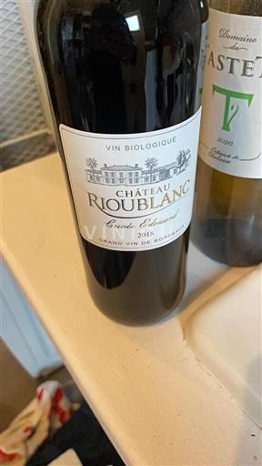 Bordeaux Niet gespecificeerd Château Rioublanc Edouard 2018