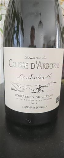 Languedoc Terrasses-du-larzac Domaine Causse Arboras La Sentinelle 2017