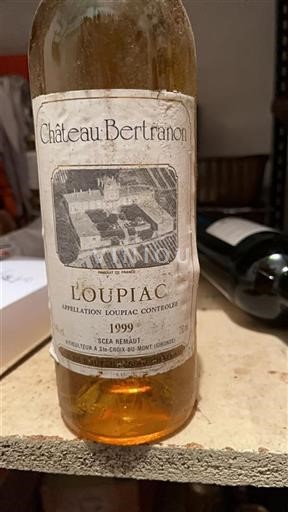 Bordeaux Loupiac Château Bertranon 1999