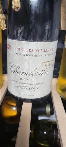 Bourgogne Chambertin Grand Cru Charles Quillardet 1988
