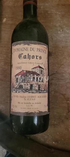 Sud-Ouest Cahors Domaine Prince 1990