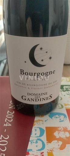 Bourgogne Ikke specificeret Domaine Des Gandines Pinot Noir 2023