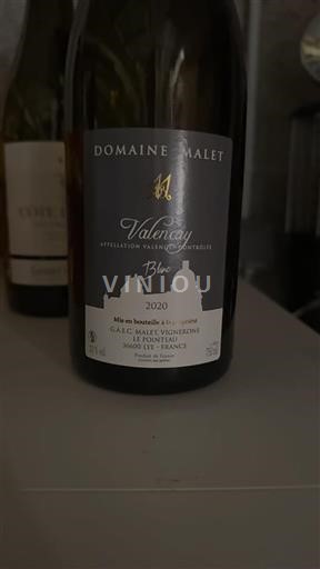 Valle della Loira Valençay Domaine Malet Valençay 2020