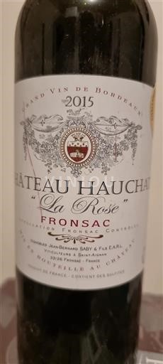 Bordeaux Fronsac Château Hauchat La Rose 2015