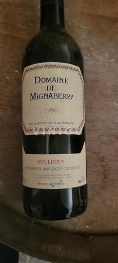 Sud-Ouest Irouléguy Domaine Mignaberry 1996