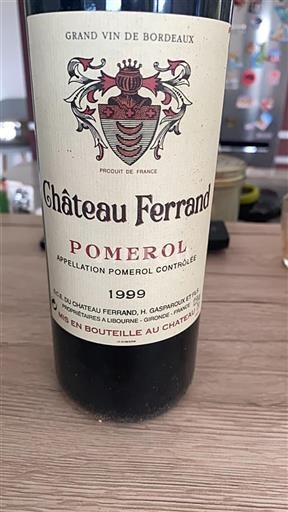 Bordeaux Pomerol Château Ferrand 1999