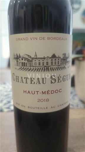 Bordeaux Haut-Médoc Château Ségur 2018