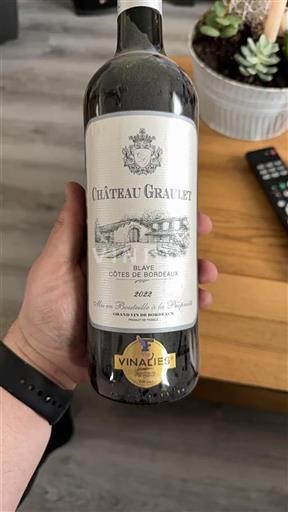 Bordeaux Blaye-Côtes-de-Bordeaux Grand Cru Château Graulet 2022