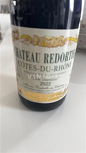 Údolí Rhôny Côtes-du-Rhône Château Redortier Côté Dentelles 2022