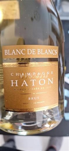 Champagne Not Specified Haton Blanc de Blancs Non-Vintage