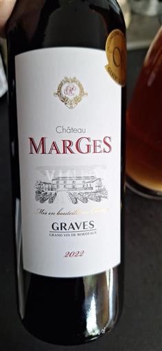 Bordeaux Graves Château Marges 2022
