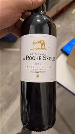 Bordeaux Castillon-côtes-de-bordeaux Château La Roche Ségur Série Limitée 2016