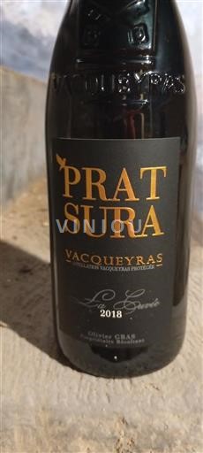 Rhône Valley Vacqueyras Prat Sura La 2018